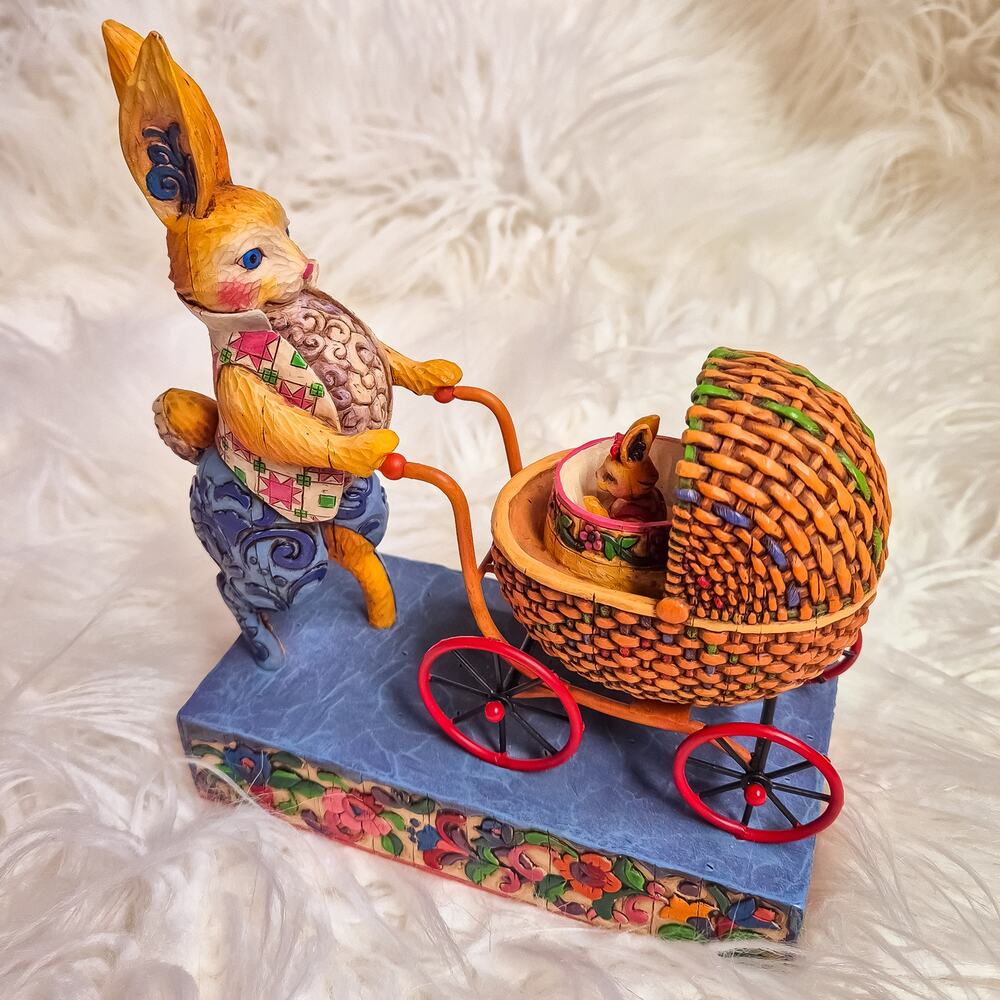 Jim Shore You're a Good Egg Easter Bunny Figurine 2004 Enesco